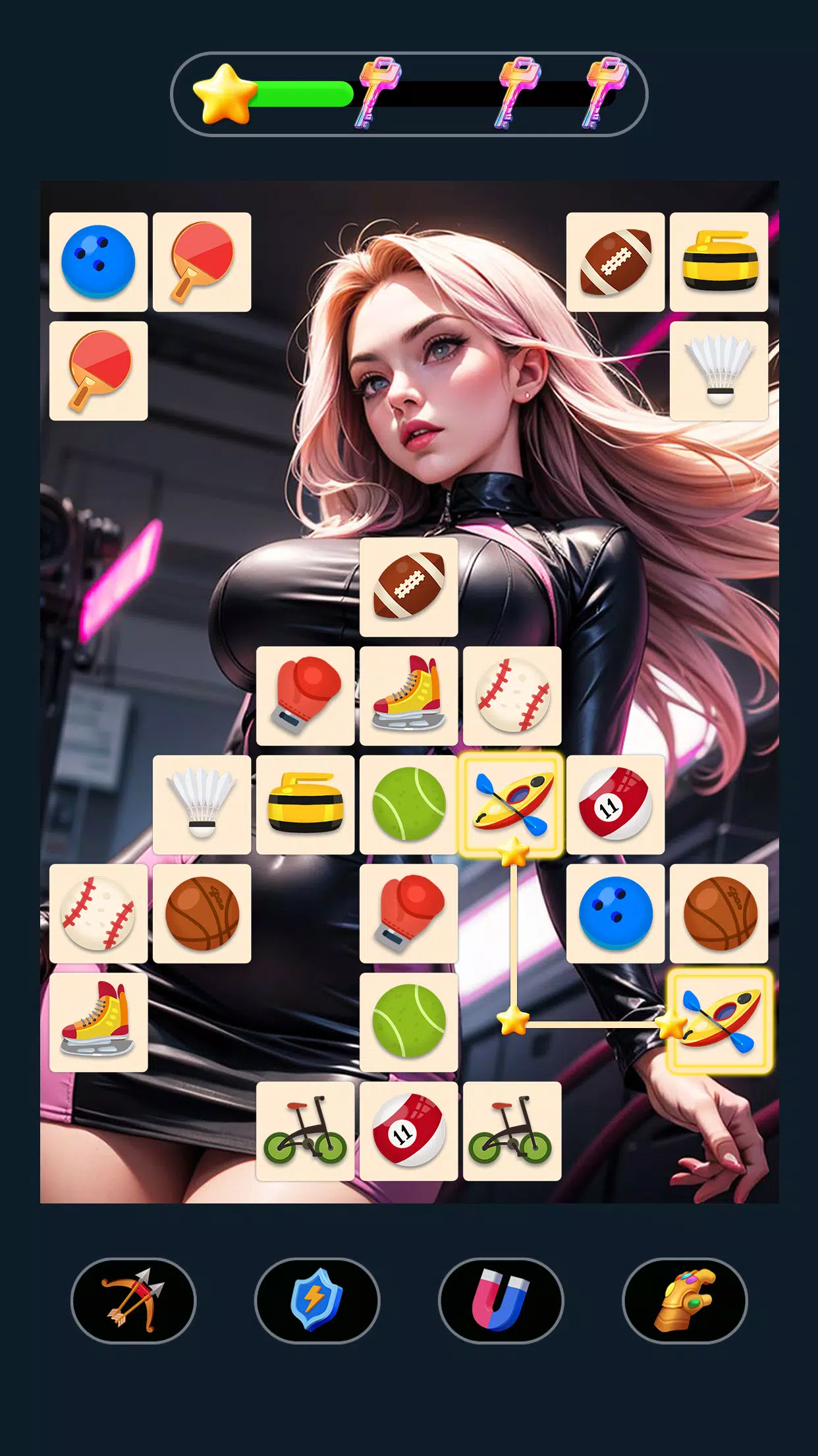 Fantasy Onet - Match Girl Game captura de pantalla 3