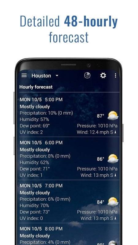 Transparent clock weather Pro экрана 4