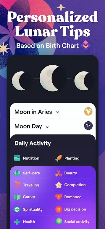 Moonly: Moon Phases & Calendar Screenshot 3