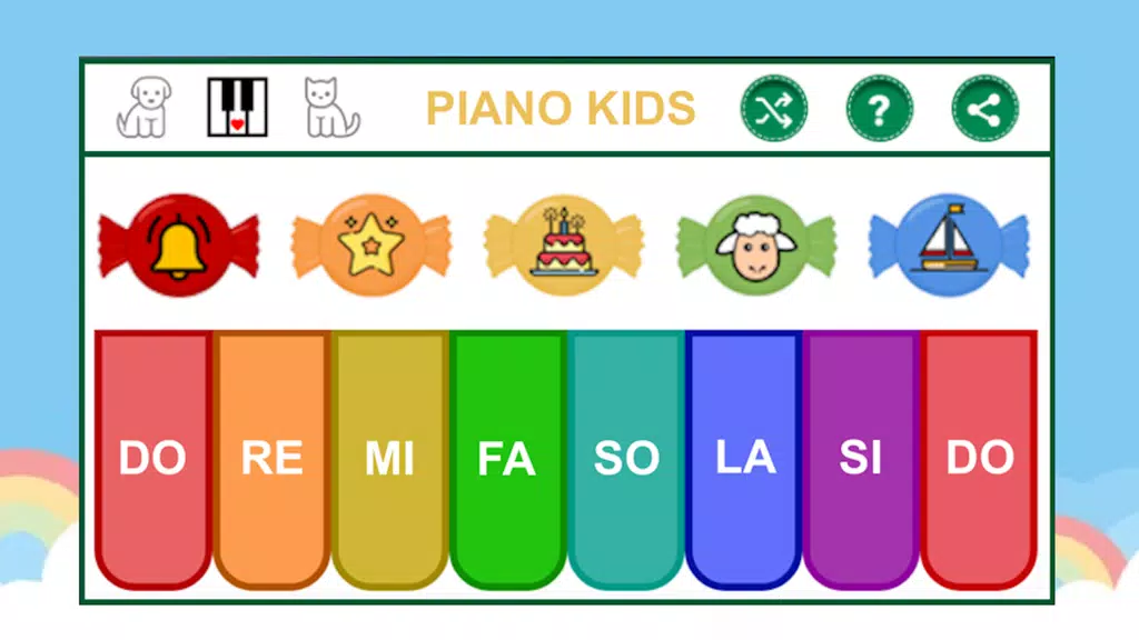 Piano Kids: Animals Music Song Captura de pantalla 1