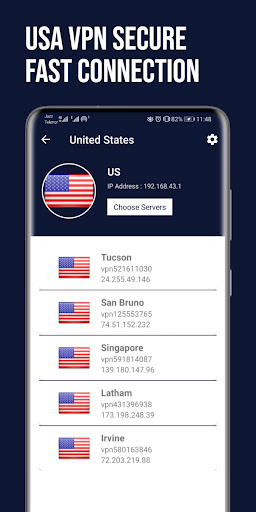 USA VPN Fast: Secure VPN Proxy screenshot 1