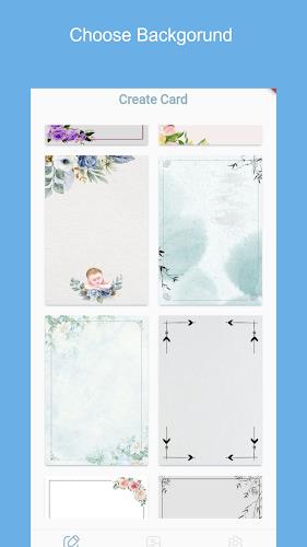 Baby Shower Card Maker экрана 2