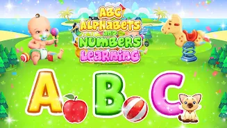 Learn ABC Alphabets & 123 Game экрана 1