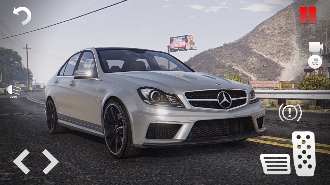 Car Driver Mercedes C-Class 63スクリーンショット1