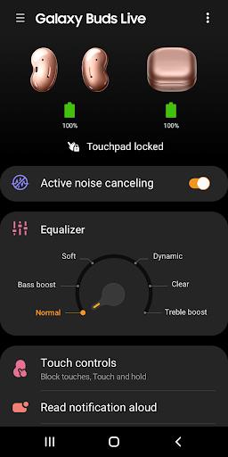 ภาพหน้าจอ Galaxy Buds Live Manager 1