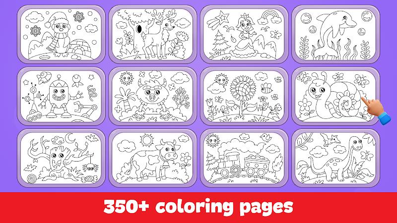 Kids Coloring Game Color Learn ကိုဖန်သားပြင်2