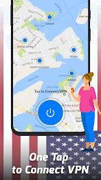 USA VPN: Unlimited Fast VPN স্ক্রিনশট 3