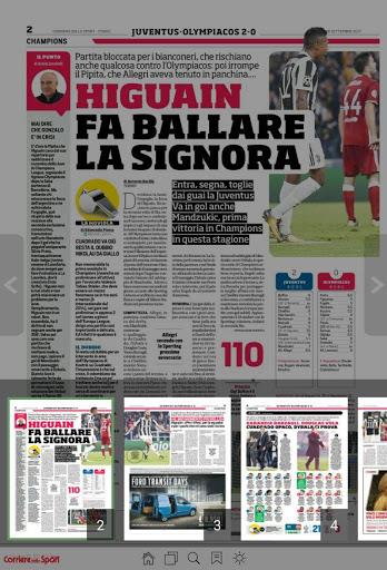 Corriere dello Sport HD Capture d'écran 4