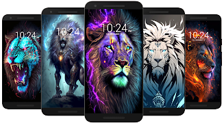 ภาพหน้าจอ Lion Wallpaper HD 4