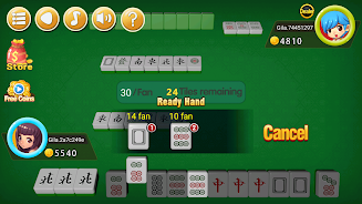 ภาพหน้าจอ Mahjong 2P: Chinese Mahjong 3