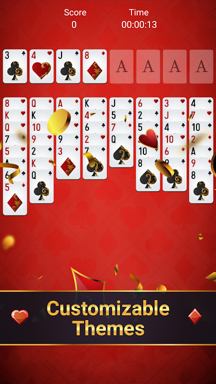 Free spider solitaire - classic solitaire screenshot 4