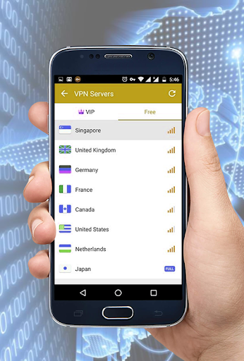 ภาพหน้าจอ VPN Master -free VPN Proxy 2017 3
