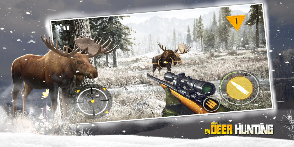 Deer Hunting: 3D shooting game captura de pantalla 1