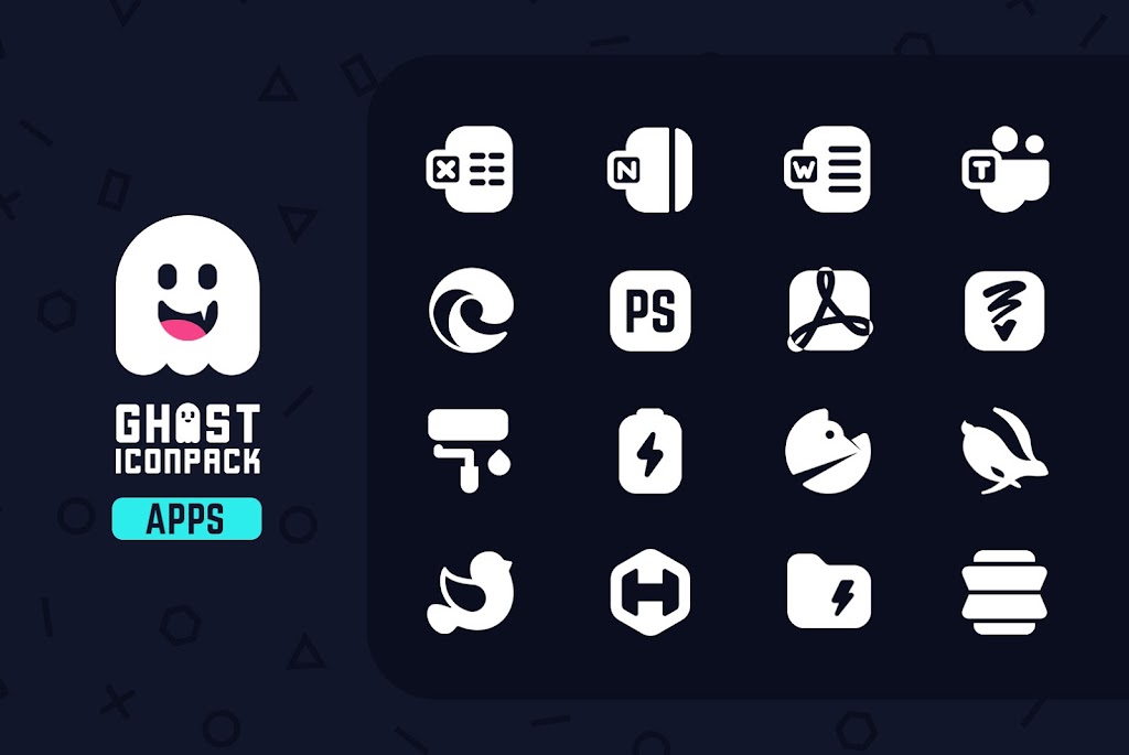 Ghost IconPack Screenshot 3