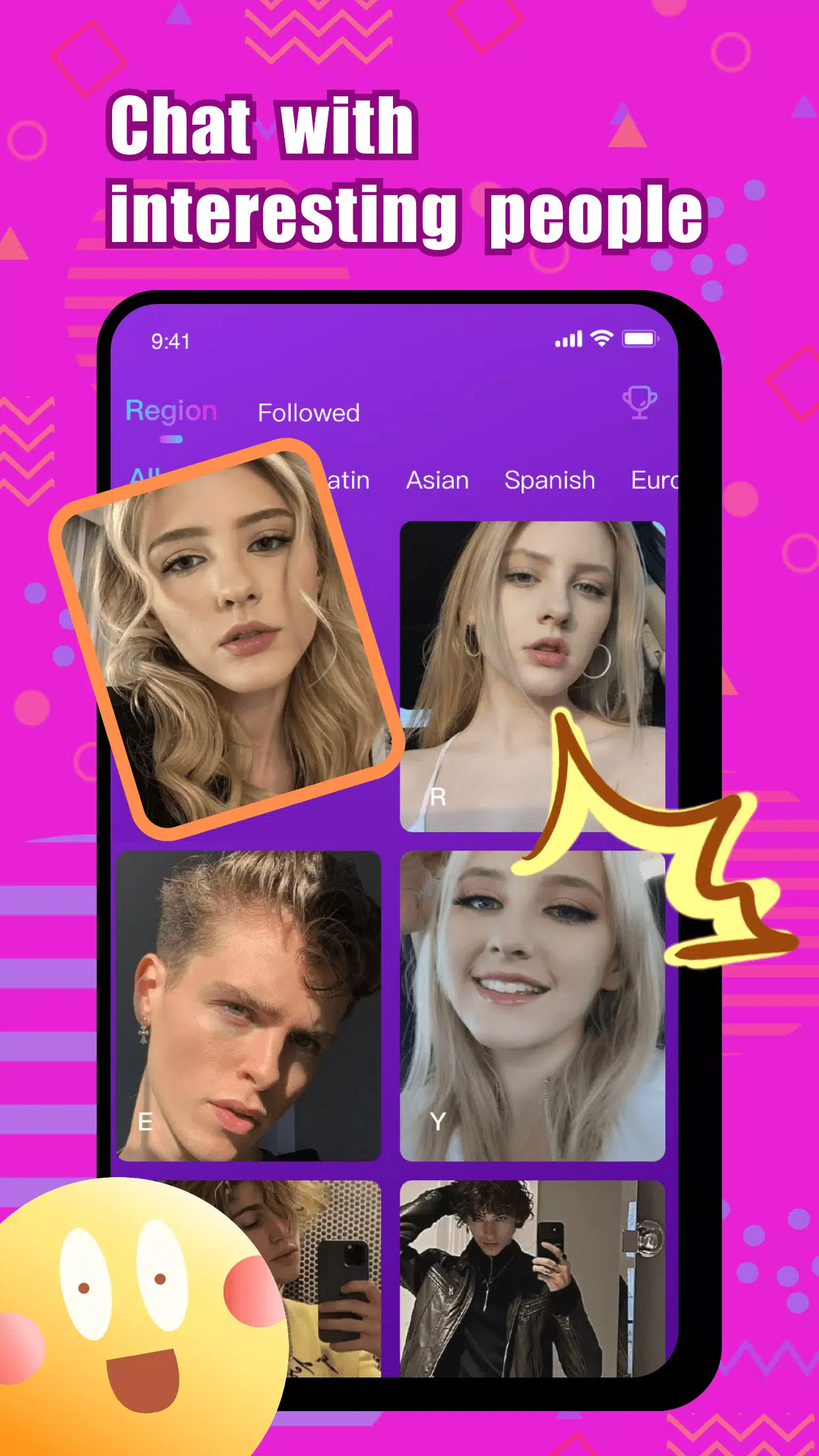 Wonk - live video chat Screenshot 1