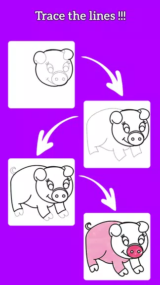 Learn To Draw Animals - Steps屏幕截圖3