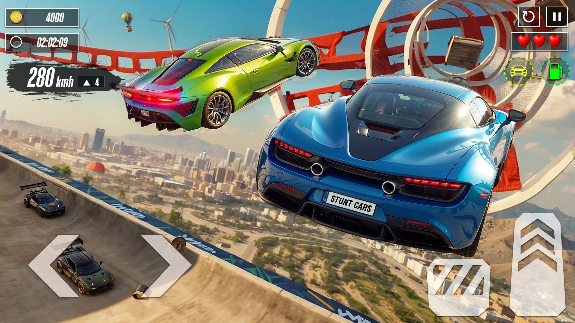 Mega Ramp Stunt: GT Car Racing屏幕截圖1