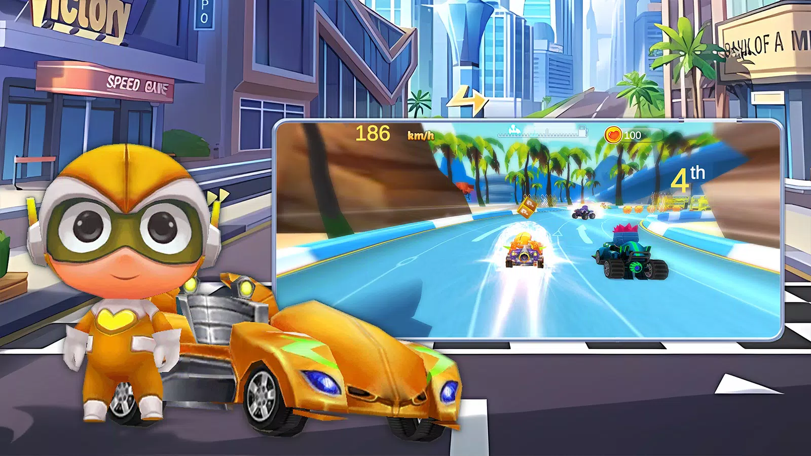 Kart Racing Game 3D экрана 1