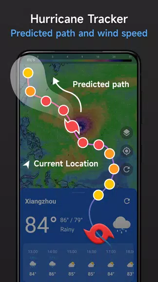 Live Weather & Radar Map Capture d’écran2