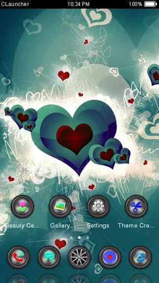 Best Heart Theme HD zrzut ekranu 3