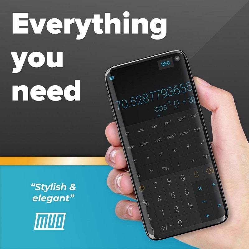 Stylish Calculator – CALCU Ảnh chụp màn hình 3