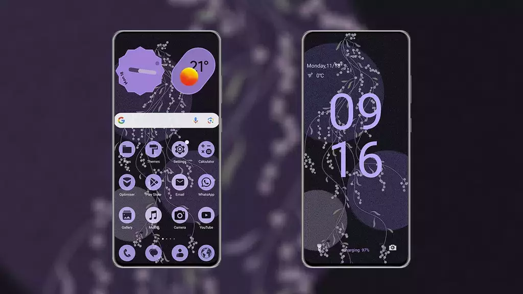 PixPurple EMUI MagicOS Theme स्क्रीनशॉट 2