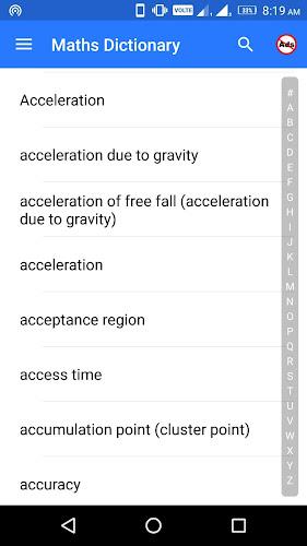 Screenshot Maths Dictionary 2