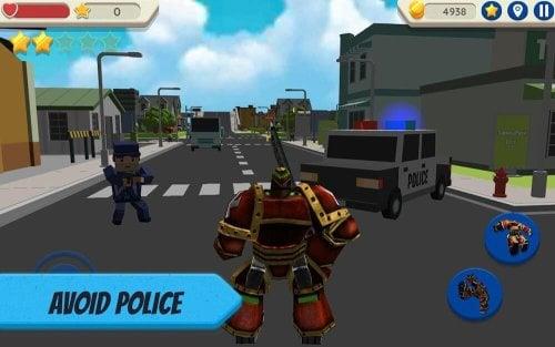 Robot Hero: City Simulator 3D Capture d’écran2