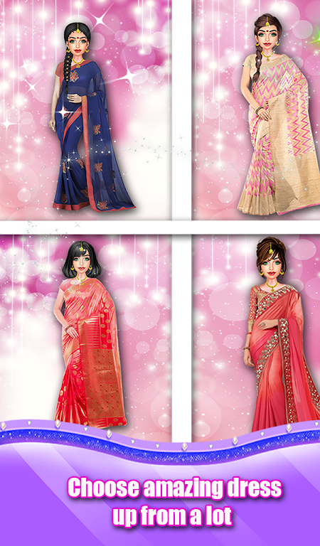 ภาพหน้าจอ Indian Wedding Saree Designs 3