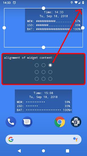 Android System Widgets Capture d’écran4