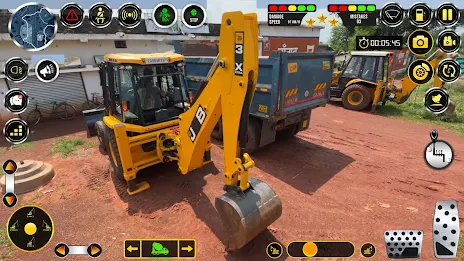 Snow Excavator Construction 3D Screenshot 2