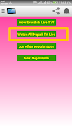 All Nepali TV Live 스크린 샷 1