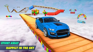 ภาพหน้าจอ Ramp Car Game: Car Stunt Games 4