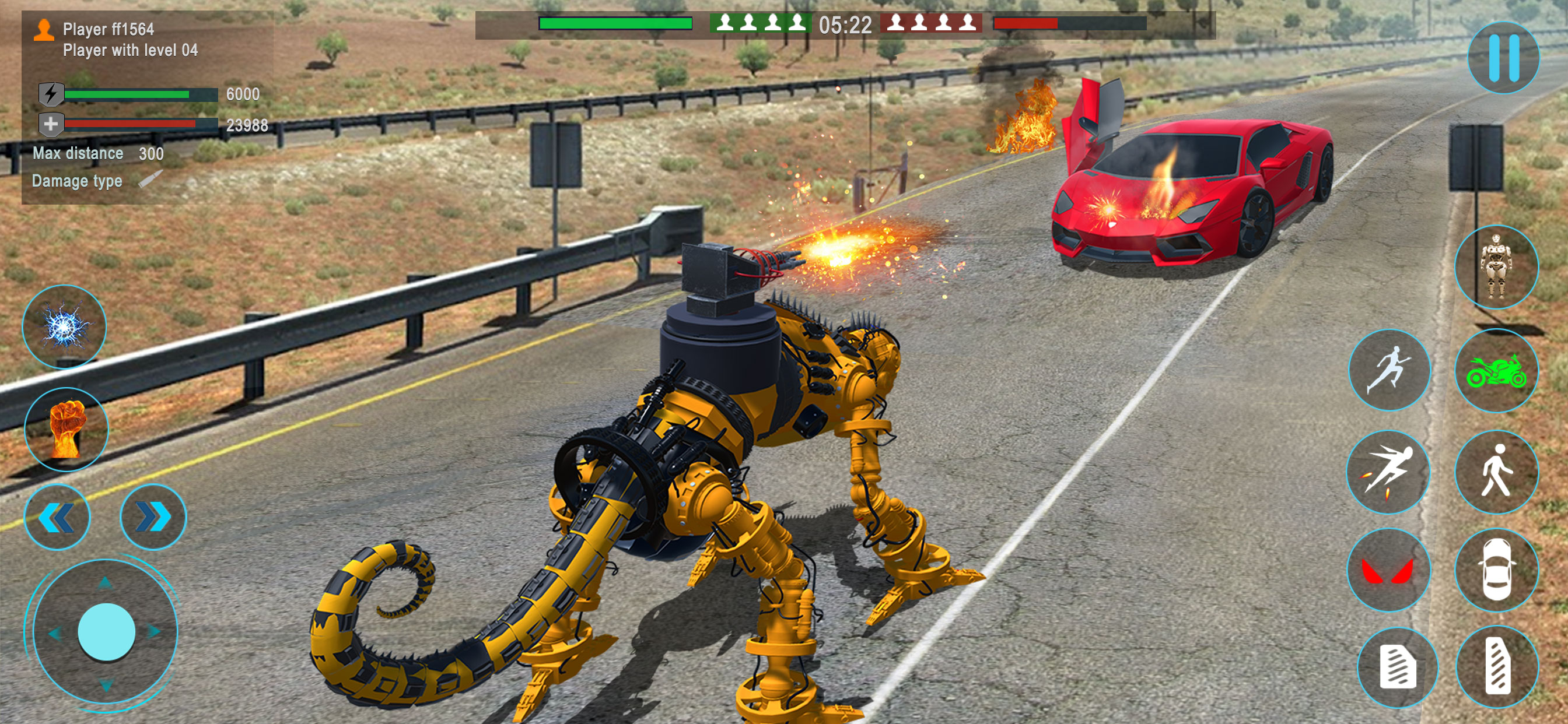 Screenshot Bike Robot Transformation Game 2