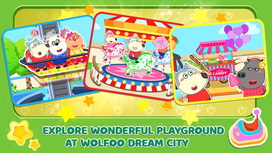 Wolfoo's Town: Dream City Game Capture d’écran2