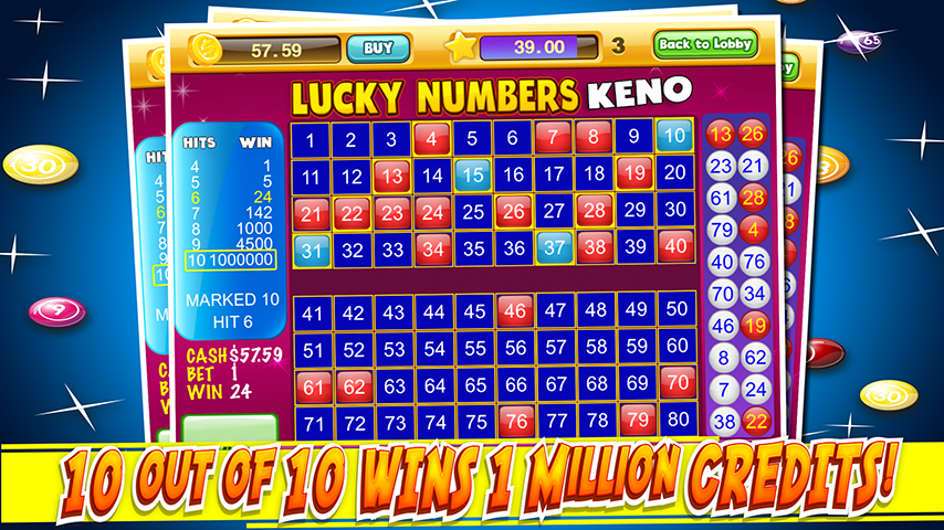 Las Vegas Keno Numbers Freeスクリーンショット1