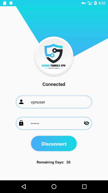 S Tunnels VPN экрана 1