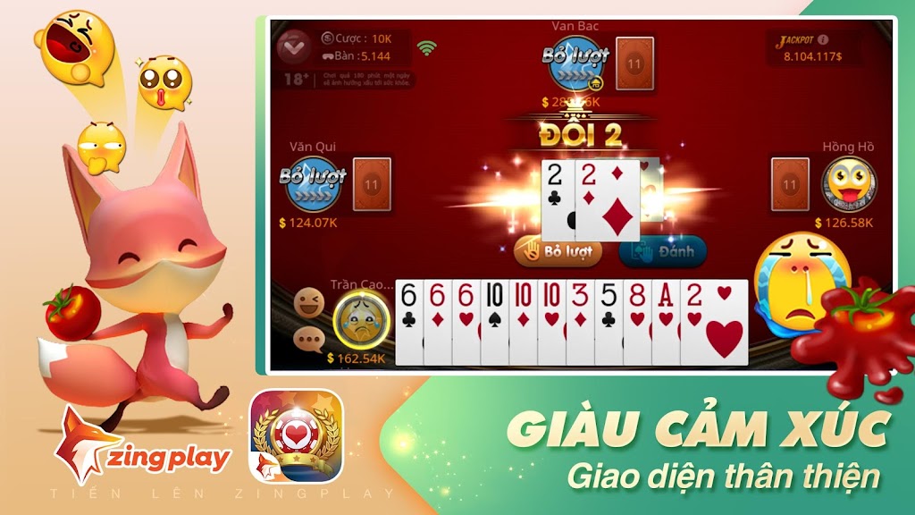 Tiến lên Miền Nam - Tiến Lên - ZingPlayスクリーンショット3