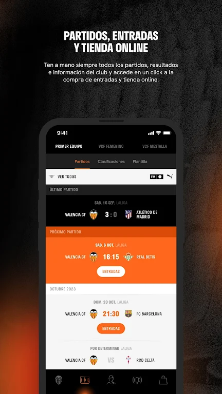 Valencia CF - Official App ảnh chụp màn hình 3