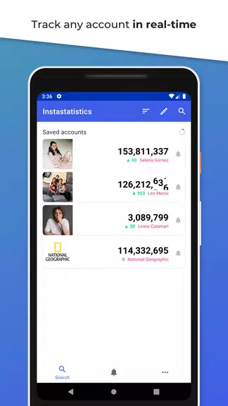 Instastatistics - Live Followe ကိုဖန်သားပြင်1