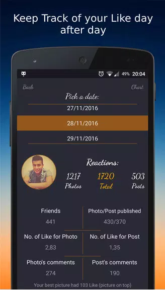 Likes/Followers/Liker Friends Profile for Facebook屏幕截圖4