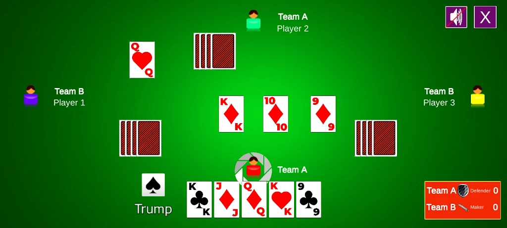 Euchre anytime ကိုဖန်သားပြင်3
