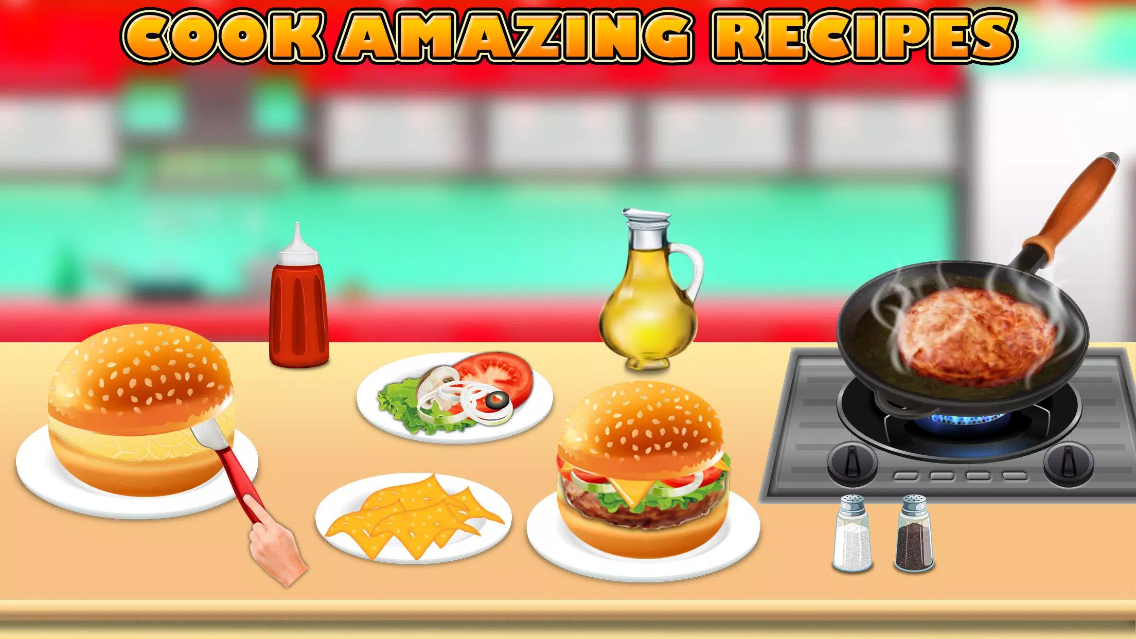 ภาพหน้าจอ Cooking Chef Restaurant Game 2