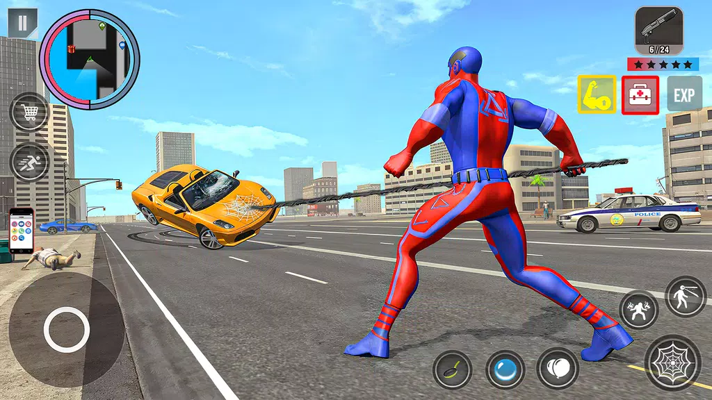 Spider Rope Action Game Screenshot 3