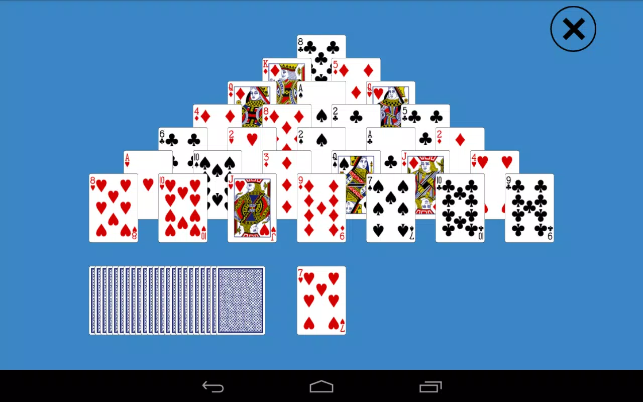 Classic Pyramid Solitaire 스크린 샷 4