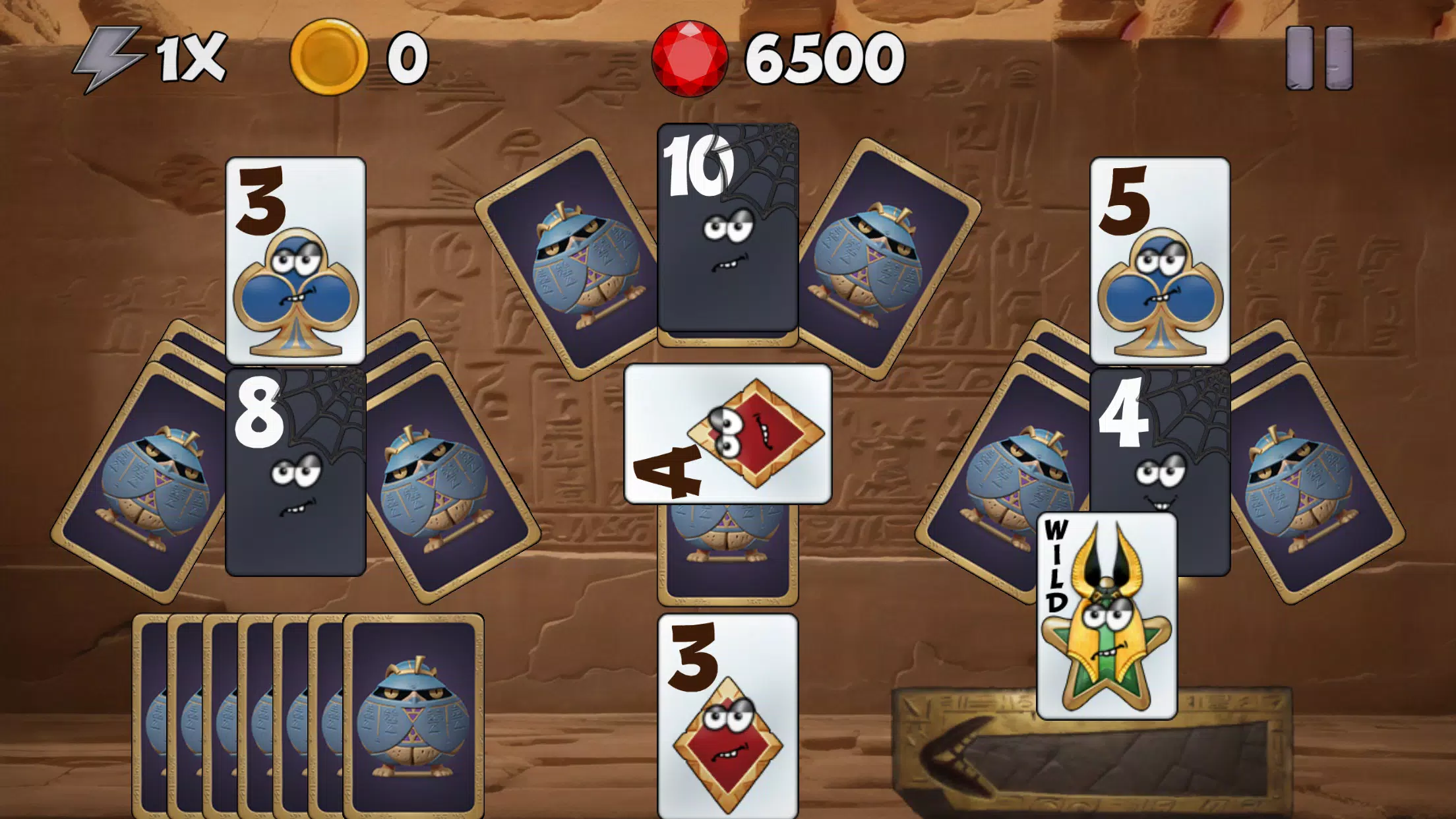 Tricky Tut Solitaire ekran görüntüsü 4