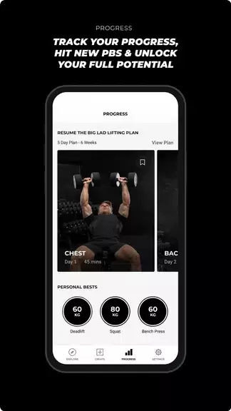 Gymshark Training: Fitness App Capture d’écran4