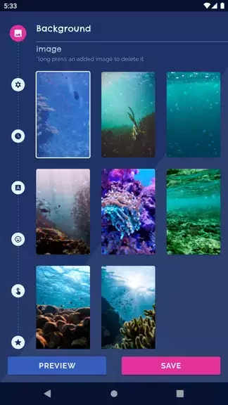 ภาพหน้าจอ Ocean Fish Live Wallpaper 4K 1