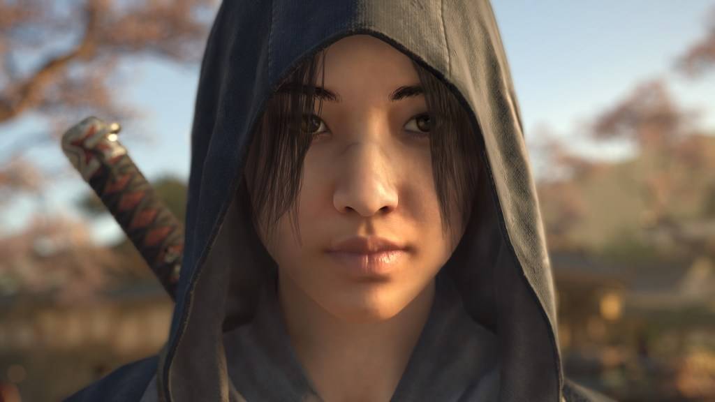 Creed Shadows ของ Assassin Naoe Close up