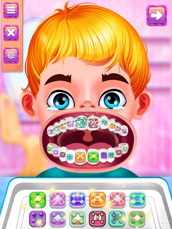 Mouth care doctor dentist game ảnh chụp màn hình 2